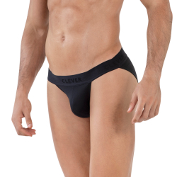 Мужские трусы танга черные Clever Moda DESEO BRIEF 162711