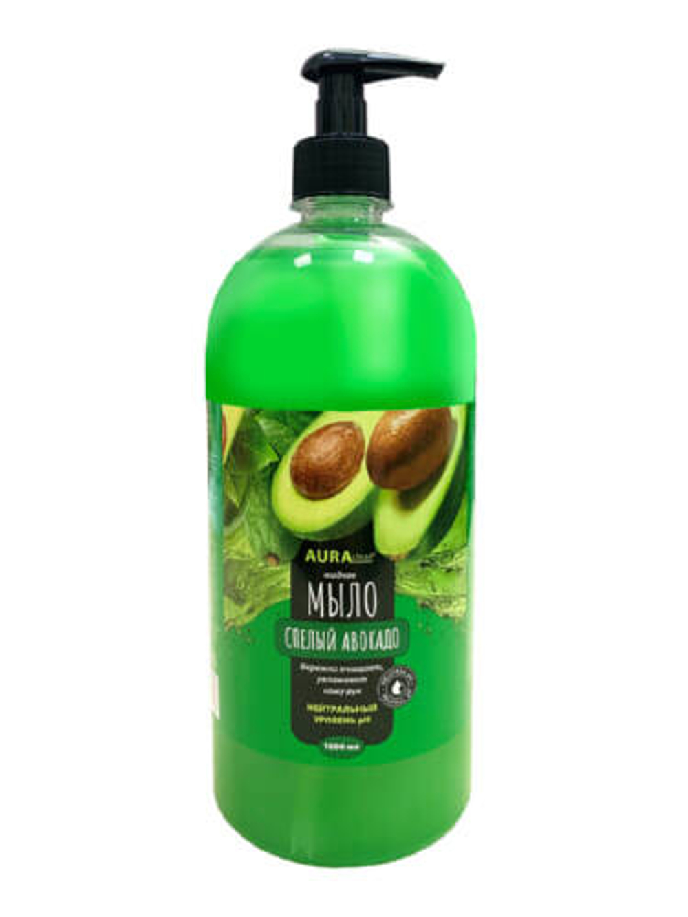 Мыло - крем жидкое Shalet Clean тонизирующее Авокадо 1,0 л.