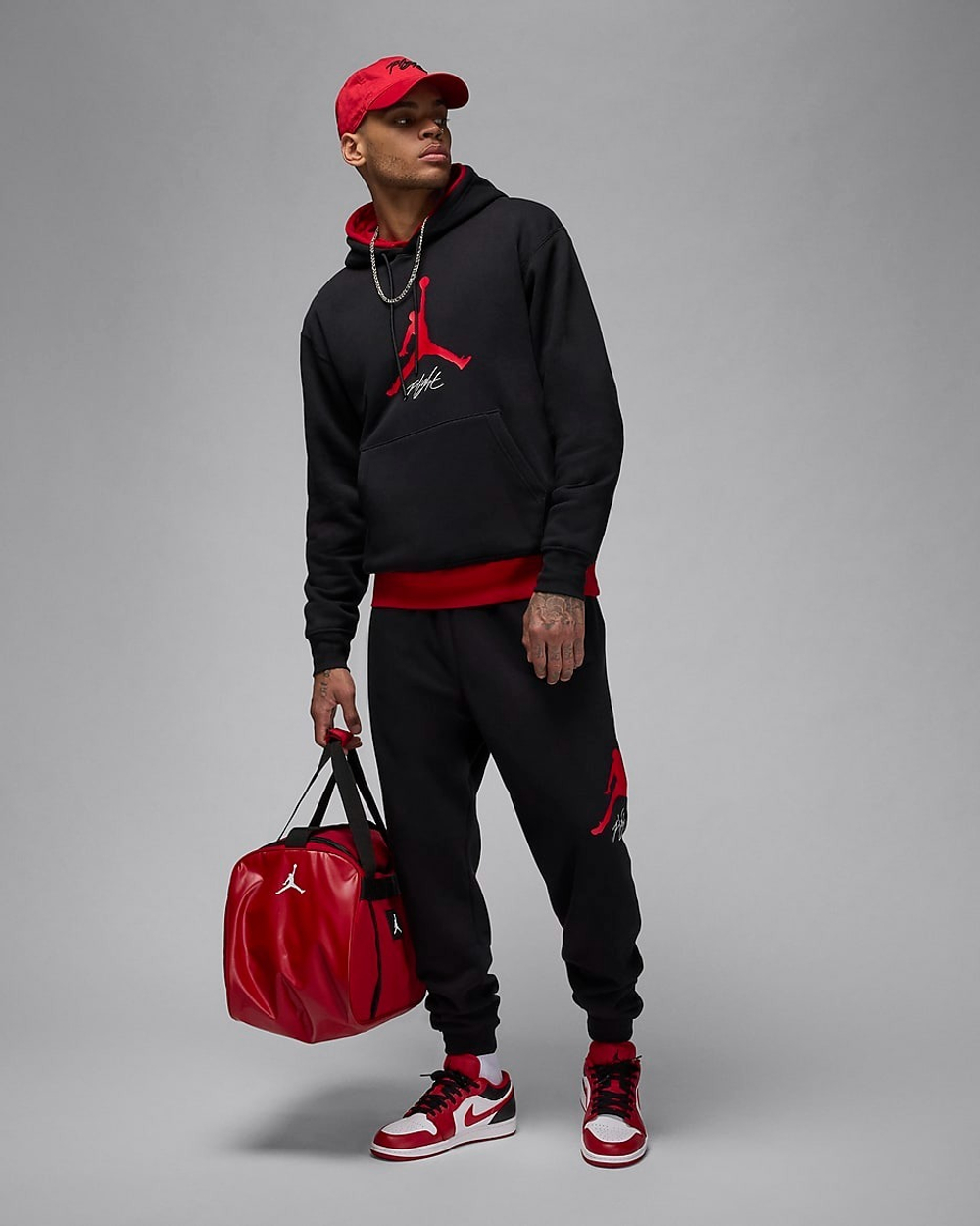 Брюки спортивные мужские NIKE M J ESS FLC BASELINE PANT