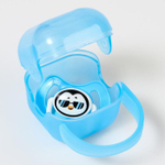 6478610 Соска-пустышка ортодонтическая силиконовая в контейнере «Пингвин»