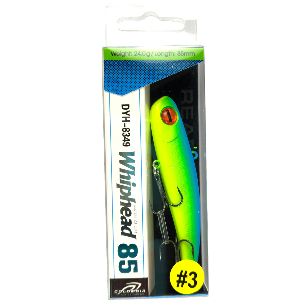 Раттлин Columbia DYH-8349 #03 Whiphead 85мм 24г Тонущий