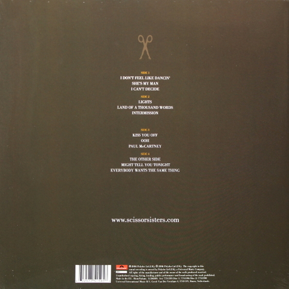 Scissor Sisters / Ta Dah! (2LP)