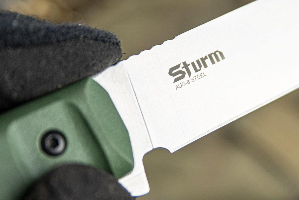 Нож Kizlyar Supreme Sturm AUS-8 SW Olive