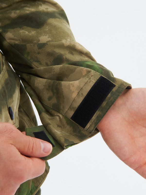 Костюм летний Крафт ткань Смесовая цвет Малахит