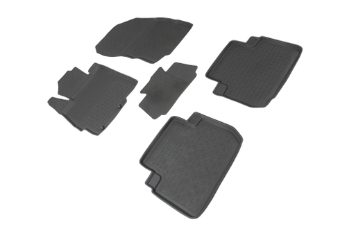 Резиновые коврики с высоким бортом для Mitsubishi Eclipse Cross 2017-н.в., Seintex.89608