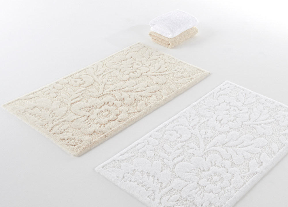 Коврик для ванной 70х140 Abyss & Habidecor Brighton 100 белый Португалия