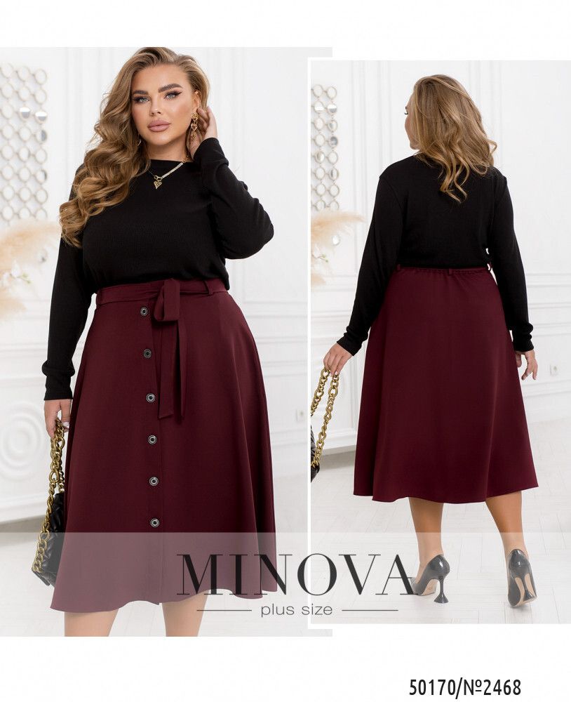 Юбка 2468-бордо Minova