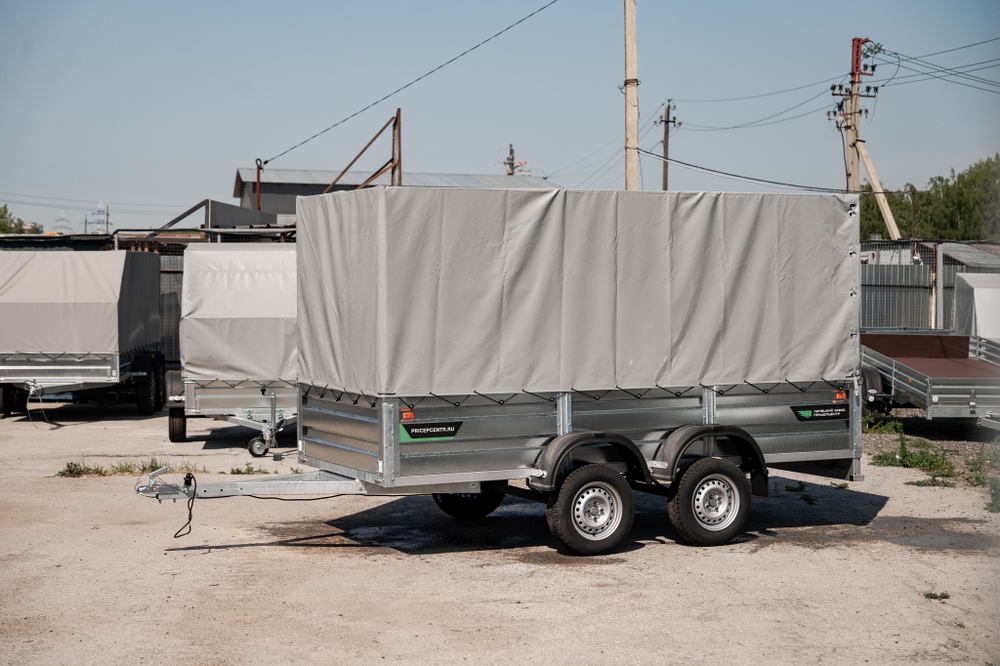 Прицеп Титан 2ос. 3515 с бортами 50 см.