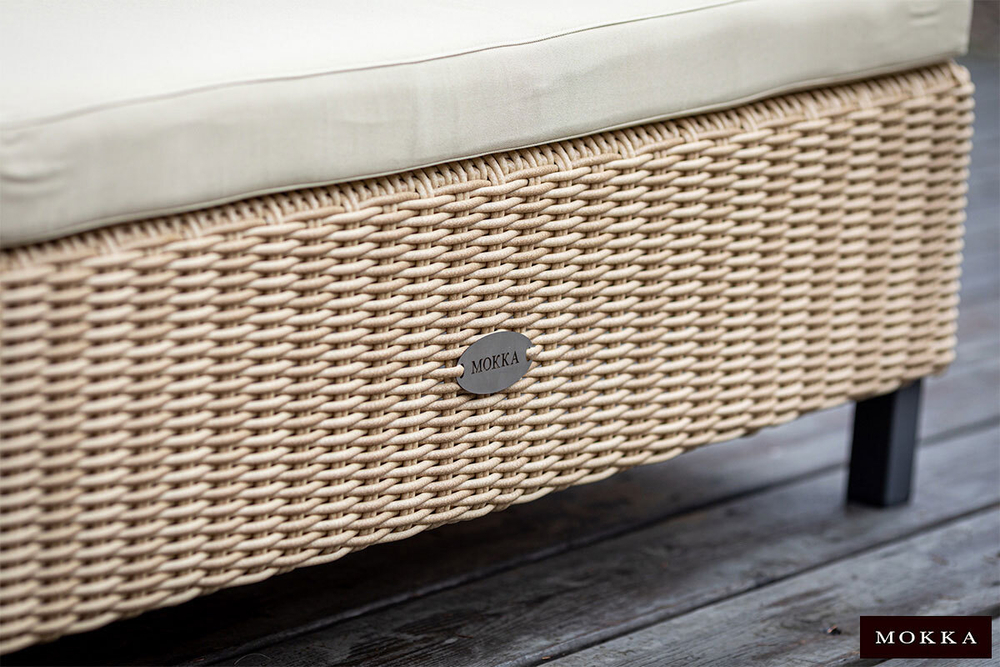 Комплект плетеной мебели MOKKA BELLA малый, соломенный