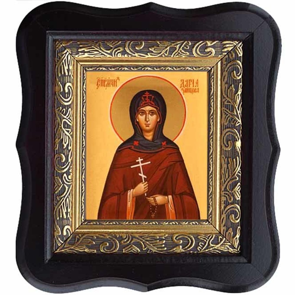 Дария Зайцева Преподобномученица. Икона на холсте.