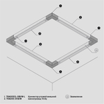 Трехфазный шинопровод Maytoni TRX005-311B черный 1м