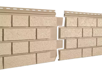 Сайдинг Ю-Пласт "Стоун-Хаус С-Лок" Серия КЛИНКЕР песочный