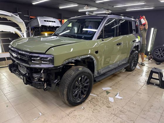 Carbins Color PPF Cyber Grey CR 01K хаки зеленая цветная полиуретановая защитная антигравийная пленка