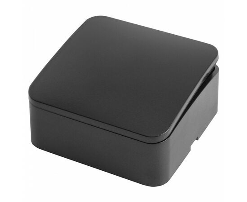 Выключатель открытой установки 1-клавишный, 250В, 10А, IP20, серия София, черный, MSW10-10-02, STEKKER 49291