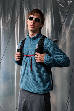 Свитшот Nothomme Blue Monte Primaloft Fleece Half-Zip Sweatshirt "Banana"