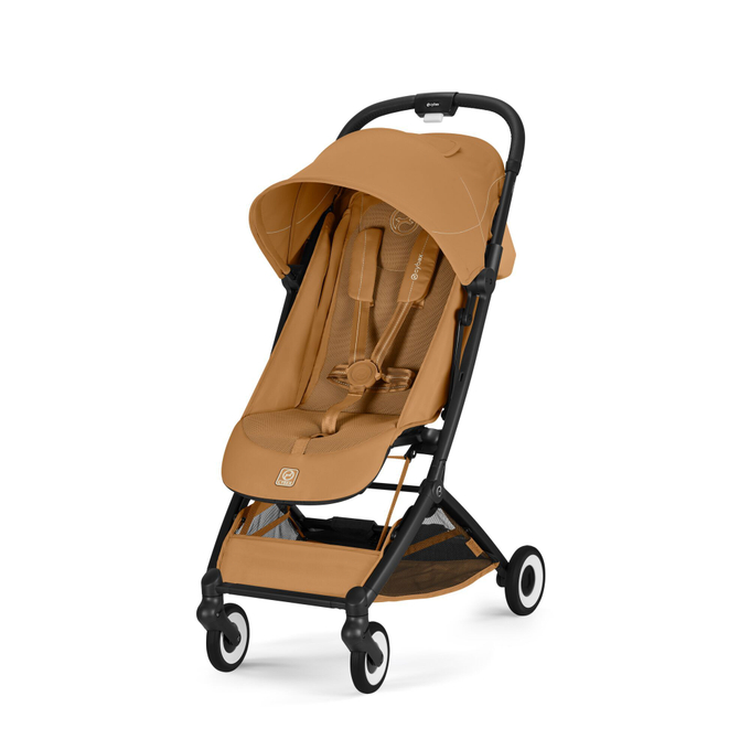 Cybex Прогулочная коляска Orfeo BLK Cinnamon Yellow с дождевиком и бампером 2026