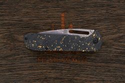 Нож складной Artisan Arion, клинок 92мм, дамаск нержавеющий, рукоять карбон