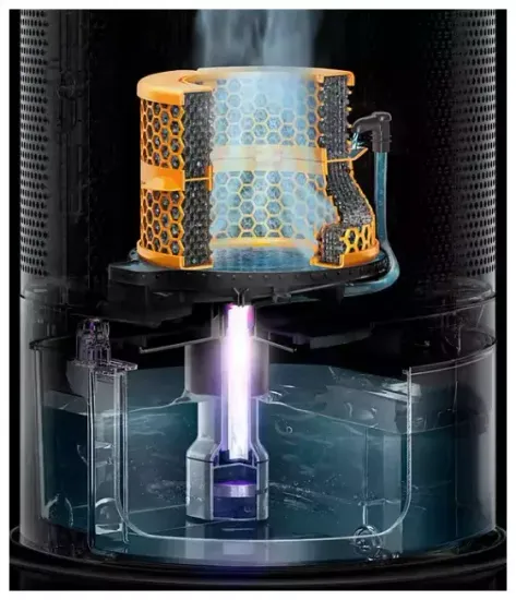 Очиститель/увлажнитель воздуха Dyson Humidify+Cool Auto React PH3A, белый/серебристый