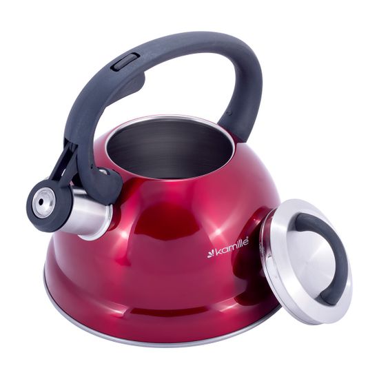 Чайник 1,8 л. из нержавеющей стали со свистком Kamille KM-1082