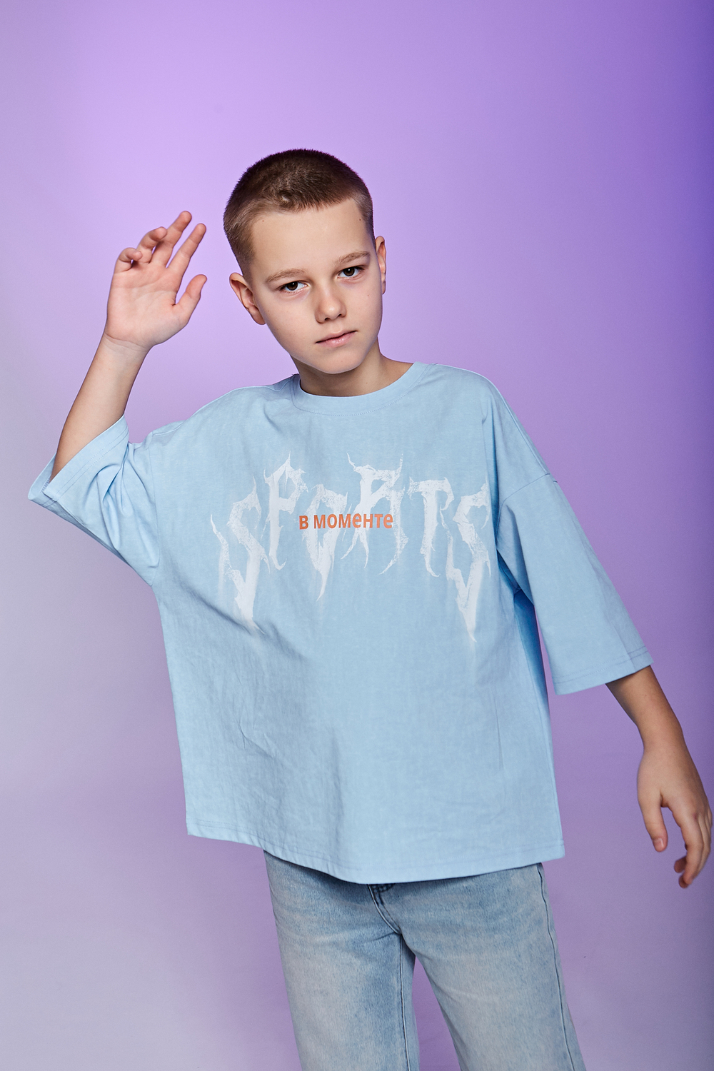 Футболка к/р д/м DELORAS 55428F