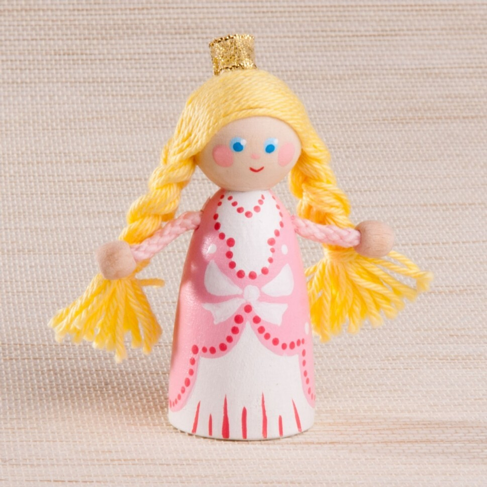 Пальчиковая игрушка Принцесса с единорогом