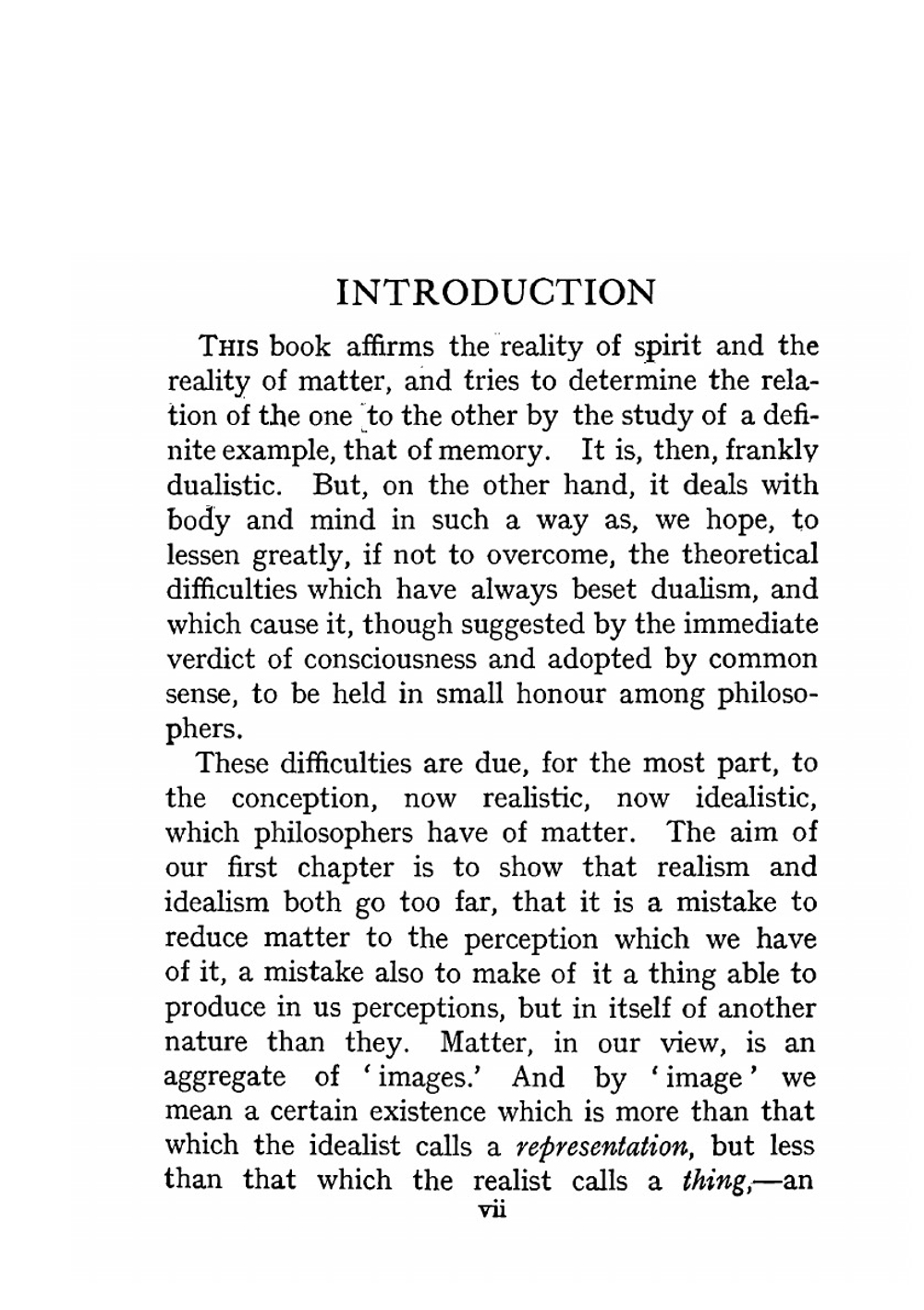 Matter and memory | Henri Bergson