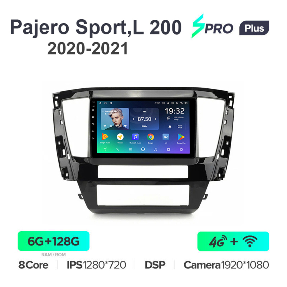 Teyes SPRO Plus 10,2"для Mitsubishi Pajero Sport, L 200 2020+