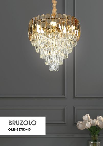 Подвесная люстра Omnilux Bruzolo OML-88703-10