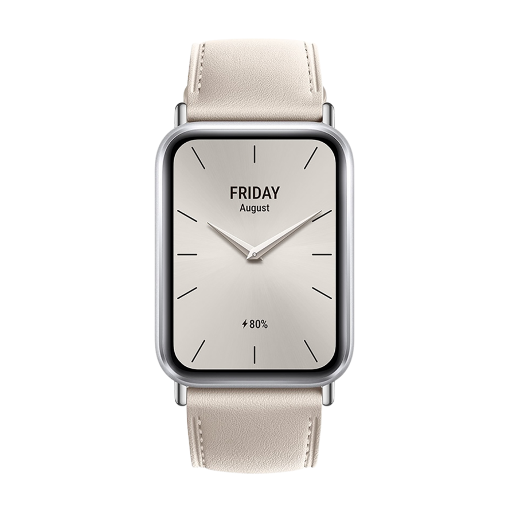 Фитнес-браслет Xiaomi Smart Band 9 Pro с кожаным ремешком (версия Global) Фитнес-браслет с ремешком из телячьей кожи и застёжкой из нержавеющей стали. На запястье обхватом 135–205 мм