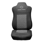 Чехлы DONGFENG GX (экокожа, черный, серая вставка)