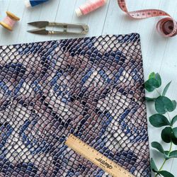 Ткань шелк Армани натуральный питон