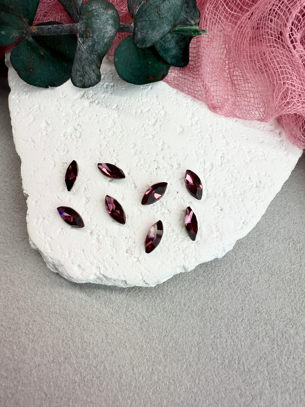 Наветт Navette 10*5 мм, Amethyst