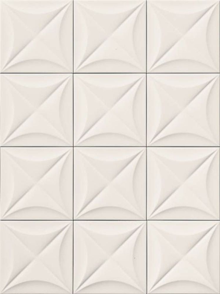 Настенная плитка 4D Flower White