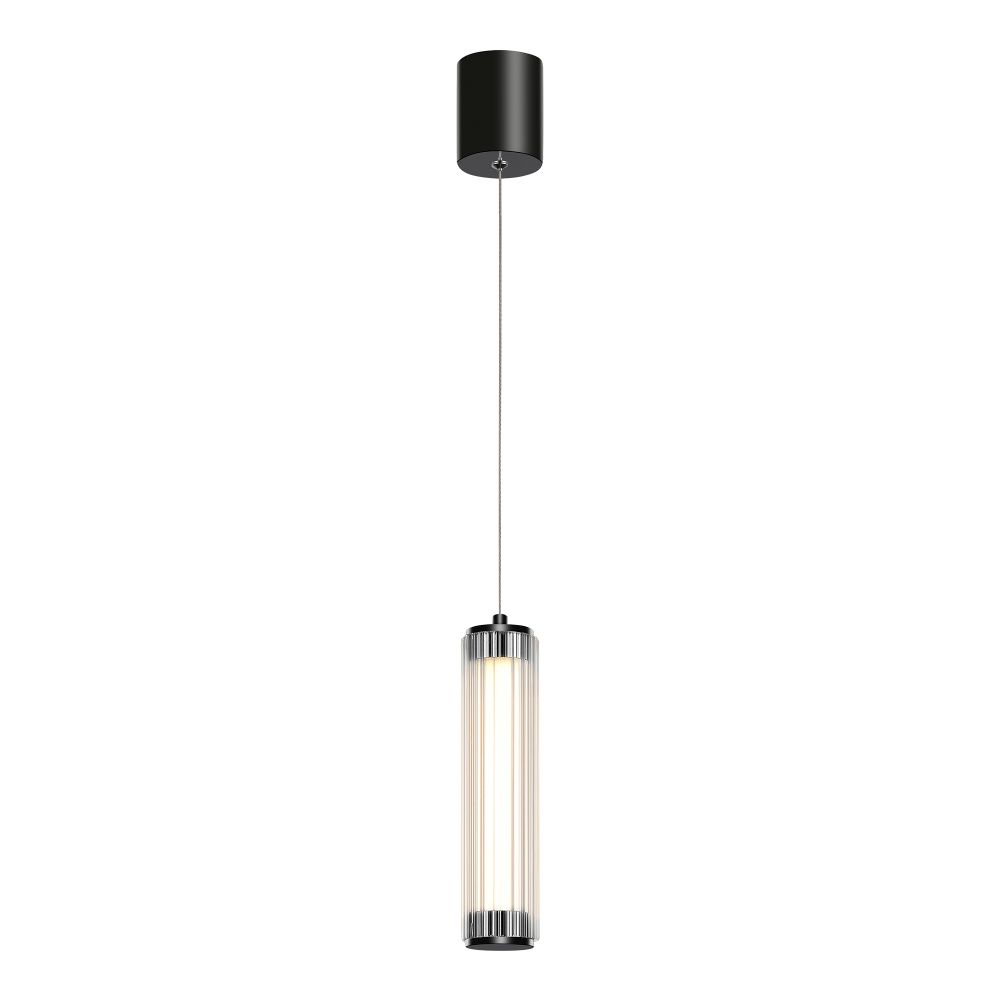 Уценка SL6224.403.01 Светильник подвесной ST-Luce Черный/Прозрачный LED 1*8W 4000K BAMBOO