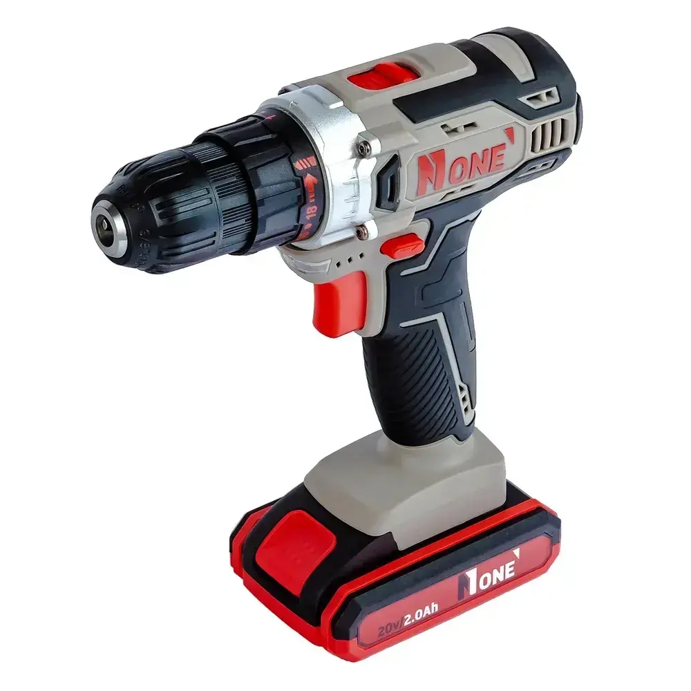 NUMBER ONE Дрель-шуруповерт, 20 В, 32 Нм, 2 АКБ