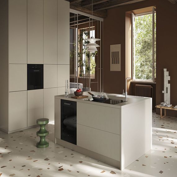 Индукционная стеклокерамич. панель с вытяжкой Elica NIKOLATESLA VELVET BL/A/60