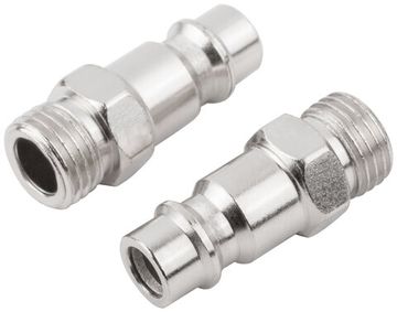 Адаптеры универсальные с внешней резьбой 1/4", 2 шт.