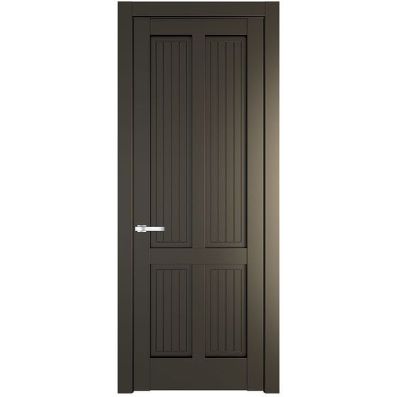 Фото межкомнатной двери эмаль Profil Doors 3.6.1PM перламутр бронза глухая