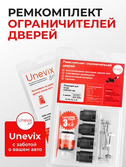 Ремкомплект ограничителей дверей Smart FORTWO (III) C453; A453 (2 двери, тип 43) 2014-2020