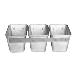 Форма для выпечки хлеба Л-11 3-х секционная 310х145х100 мм