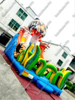 Надувная горка "Большой тигр", 15*7*10 м