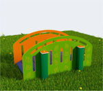 Уличная игровая зона Мостик