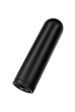 Черная перезаряжаемая вибропуля с пультом ДУ RealStick CALIBER (Цвет: черный)