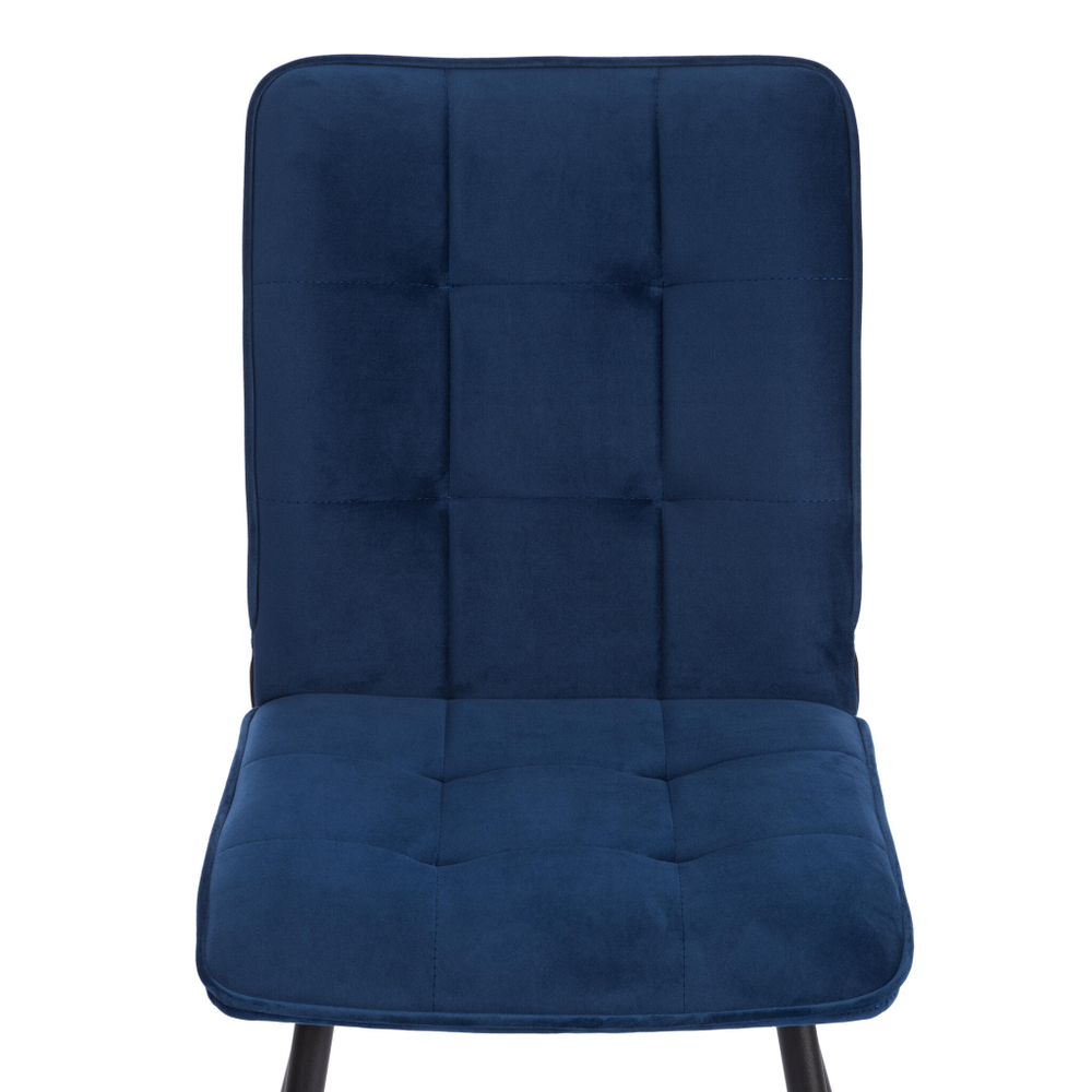 Стул обеденный Bari велюр, 46х55х89, Blue (синий)