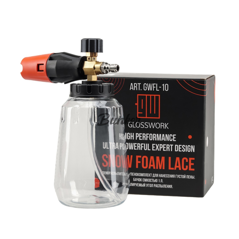 Пенокомплект для нанесения густой пены 1л GlossWork