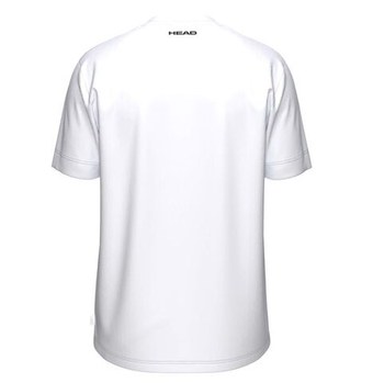 Футболка для мальчика теннисная Head Boys Topspin - white/print