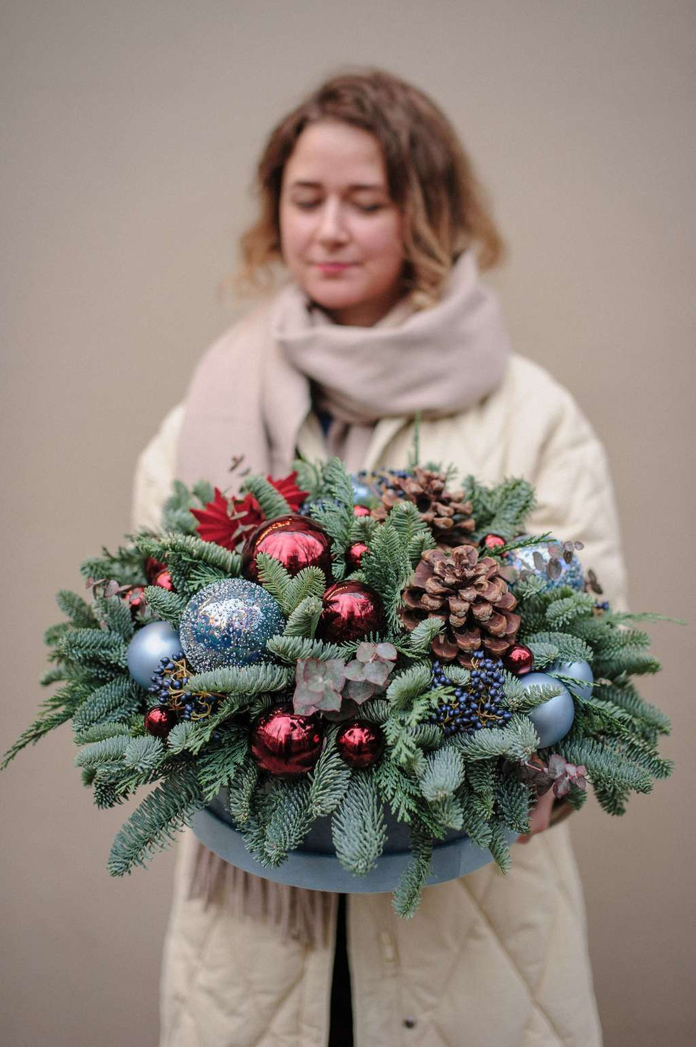 Новогодняя композиция Черничная ночь