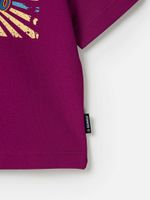 Футболка оверсайз "Слива" с принтом