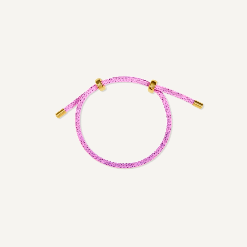 Браслет Просто Шнур – Сиреневый