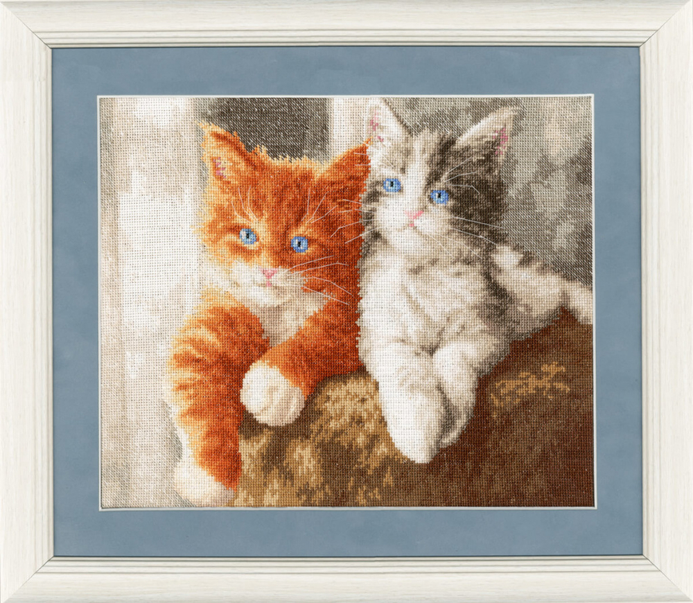 "Пушистые котята"-НЛ-047  вышивка